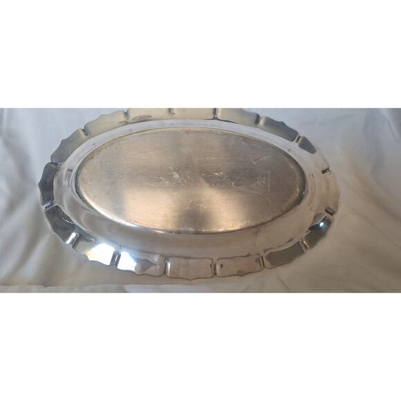 Vintage International Silver Co Early American 2360 Oval Serving Bowl 11" x 7" - Picture 2 of 6